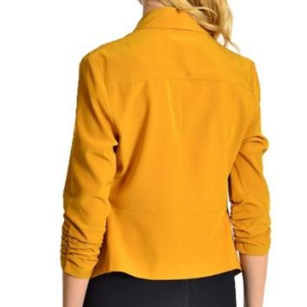 Solid Blazer Jacket - Picture 3 of 4